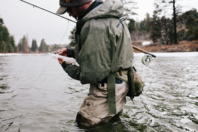 Andy Kinghorn fly fishing on the Colorado River